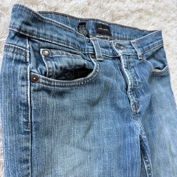 The Limited Midrise Bootcut Flared Jeans Size 8R Distressed Medium Wash - Picture 4 of 11